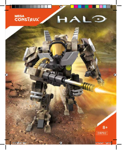 Mode d’emploi Mega Construx set DXF02 Halo Desert sniper cyclops