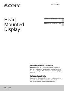 Mode d’emploi Sony HMZ-T3W Lunettes 3D