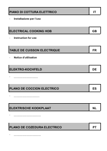 Manual de uso Glem P6ERL-OXO-GCU Placa