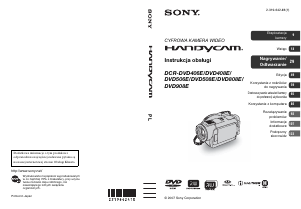 Instrukcja Sony DCR-DVD408E Kamera