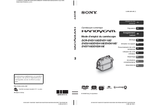 Mode d’emploi Sony DCR-DVD610E Caméscope