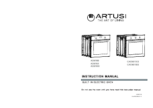 Handleiding Artusi CAO601X/2 Oven