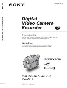 Brugsanvisning Sony DCR-DVD91E Videokamera