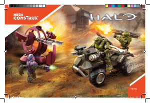 Handleiding Mega Construx set FDY54 Halo UNSC gungoose rampage