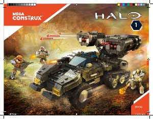 Mode d’emploi Mega Construx set FDY55 Halo UNSC Wolverine charge