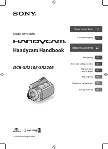 Brugsanvisning Sony DCR-SR220E Videokamera