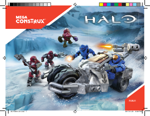 Manual Mega Construx set FGR21 Halo Arctic jackrabbit assault