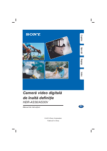 Manual Sony HDR-AS30VR Cameră video