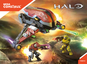 Руководство Mega Construx set FMM90 Halo Схватка с изгнанником Банши