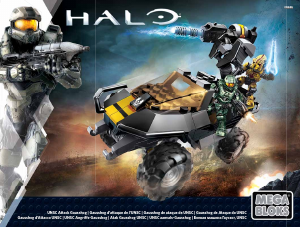 Mode d’emploi Mega Bloks set CNG66 Halo UNSC Attack Gausshog