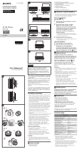 Manuál Sony SEL2860 Objektiv