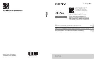 Rokasgrāmata Sony Alpha ILCE-7RM3 Digitālā kamera