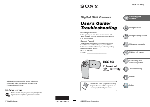 Manual Sony Cyber-shot DSC-M2 Digital Camera