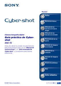 Manual de uso Sony Cyber-shot DSC-T2 Cámara digital