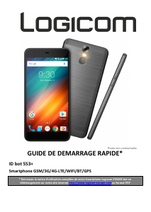 Mode d’emploi Logicom ID Bot 553+ Téléphone portable