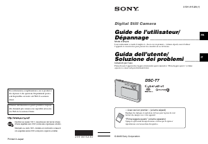 Manuale Sony Cyber-shot DSC-T7 Fotocamera digitale