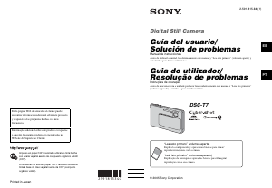 Manual de uso Sony Cyber-shot DSC-T7 Cámara digital