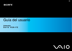 Manual de uso Sony Vaio VGN-FZ11L Portátil