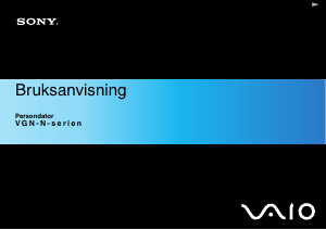 Bruksanvisning Sony Vaio VGN-N19VP Bärbar dator