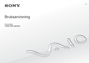 Bruksanvisning Sony Vaio VGN-SR53GF Bärbar dator
