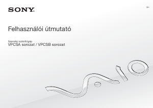 Használati útmutató Sony Vaio VPCSB2C7E Laptop