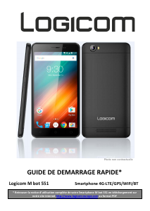 Mode d’emploi Logicom M Bot 551 Téléphone portable