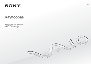 Käyttöohje Sony Vaio VPCZ12H7E Kannettava tietokone