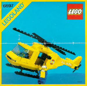 Manual de uso Lego set 6697 Town Helicóptero de rescate