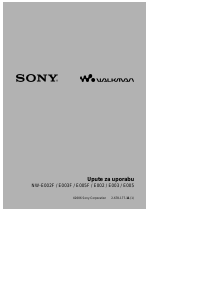 Priručnik Sony NW-E003 Walkman Mp3 reproduktor