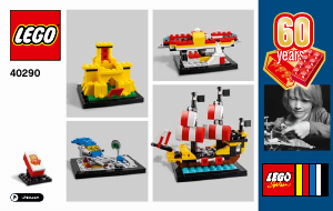 Bedienungsanleitung Lego set 40290 Promotional 60 Jahre LEGO-Stein Jubiläums-Set