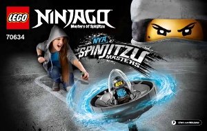 Manual Lego set 70634 Ninjago Nya - Spinjitzu master