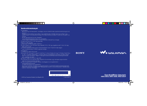 Használati útmutató Sony NWZ-A826 Walkman MP3-lejátszó