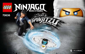 Instrukcja Lego set 70636 Ninjago Zane - Mistrz Spinjitzu