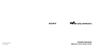 Használati útmutató Sony NWZ-B133F Walkman MP3-lejátszó
