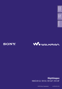Käyttöohje Sony NWZ-B152F Walkman MP3-soitin