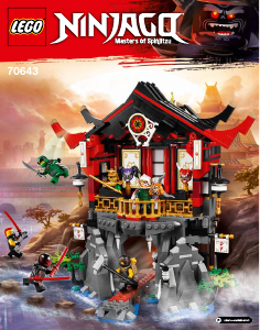 Руководство ЛЕГО set 70643 Ninjago Храм Воскресения