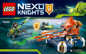 Brugsanvisning Lego set 72001 Nexo Knights Lances turneringssvæver