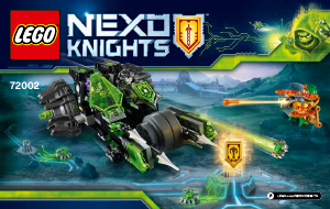 Mode d’emploi Lego set 72002 Nexo Knights Le double canon