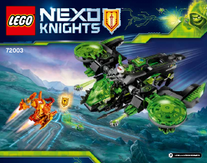 Руководство ЛЕГО set 72003 Nexo Knights Неистовый бомбардировщик