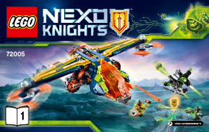 Bedienungsanleitung Lego set 72005 Nexo Knights Aarons armbrust