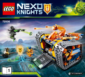 Manual Lego set 72006 Nexo Knights Axls rolling arsenal