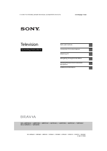 Manual Sony Bravia KDL-40R560C LCD Television