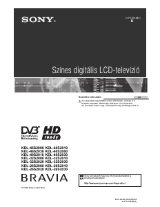 Használati útmutató Sony Bravia KDL-40S2030 LCD-televízió
