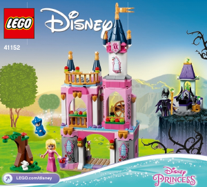 Manuale Lego set 41152 Disney Princess Il castello delle fiabe della Bella Addormentata