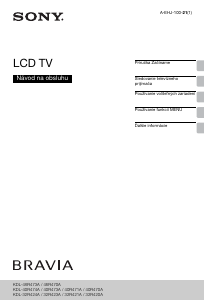 Návod Sony Bravia KDL-46R473A LCD televízor