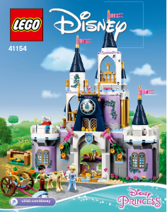 Manual Lego set 41154 Disney Princess Cinderellas dream castle