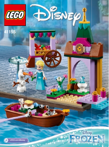 Manual Lego set 41155 Disney Princess Elsas market adventure