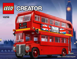 Manual de uso Lego set 10258 Creator Autobús de Londres