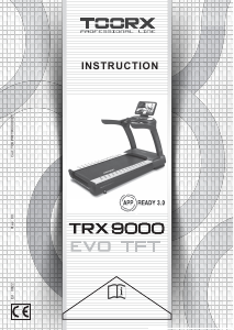 Mode d’emploi Toorx TRX 9000 EVO TFT Tapis de course