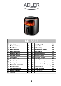 Rokasgrāmata Adler AD 6322 Taukvāres katls